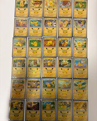 Pokémon - Set Completo Pikachu 30° Anniversario