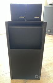 Bose subwoofer + 2 mono cubetti colore nero