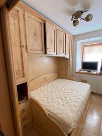 Camera da letto a ponte country-chic