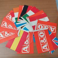 Festone /bandierine pubblicitarie A&O vintage