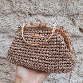 Beatrice: Borsa lusso uncinetto handmade elegante
