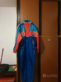 tuta sci vintage fila