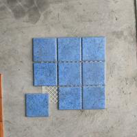 piastrelle 10x10 montate su rete 