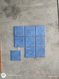 piastrelle 10x10 montate su rete 