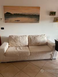 Divano letto chateau d’ax 3 posti color panna