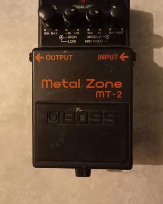 Pedale Metal Zone Boss mt 2