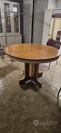 tavolo vintage tondo allungabile 