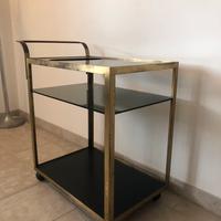 Carrello ottone imbrunito design