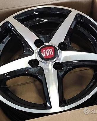 4 Cerchi In Lega NUOVI da 13 Per Fiat Vw