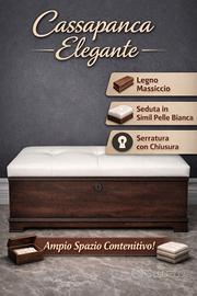 cassapanca contenitore in legno