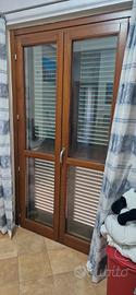 Porta finestra doppia anta in Legno