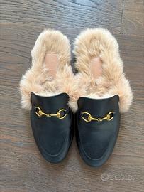 Scarpe mule Gucci princetown