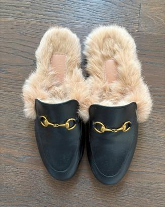 Scarpe mule Gucci princetown
