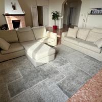 Coppia divano sette posti doppio rivestimento