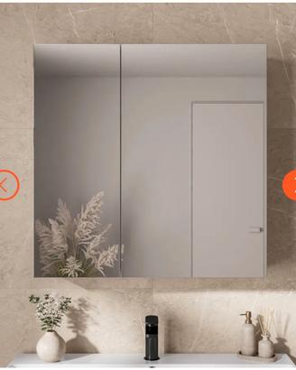 specchio bagno contenitore