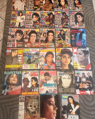 Michael Jackson lotto di pagine di riviste vintage