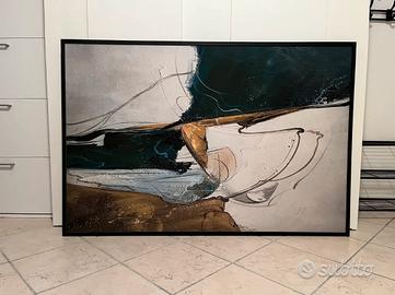 Quadro stampa astratta con cornice