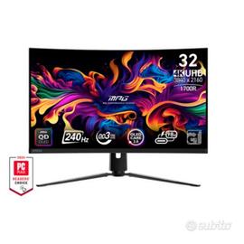 Monitor MSI Gaming MPG 321CURX QD-OLED Nuovo