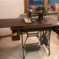 Rara Macchina da cucire Singer 66 Red Eye 1924