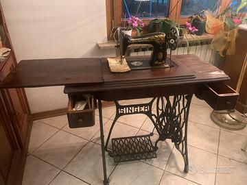 Rara Macchina da cucire Singer 66 Red Eye 1924