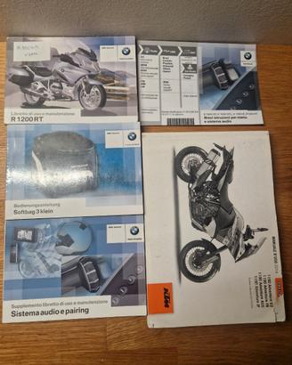 LIBRETTI USO E MANUTENZIONE AUTO e MOTO