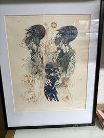 Incisione Giuseppe Guerreschi Gente