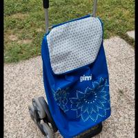 Carrello spesa a 3 ruote, marca Gimi