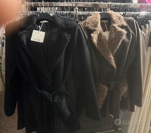 Giacche Lana con pelliccia