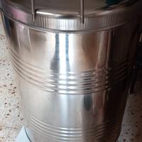 Contenitore olio in acciaio inox  