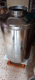 Contenitore olio in acciaio inox  