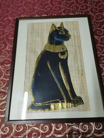 Quadro della dea gatta Egizia Bastet