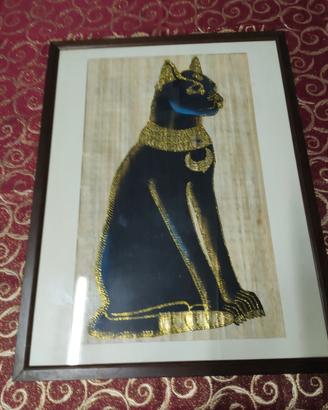 Quadro della dea gatta Egizia Bastet