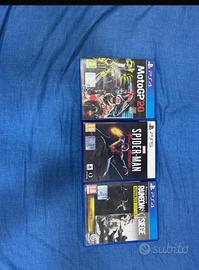 2 giochi ps4 e 1 ps5