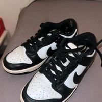 Nike Dunk Low Nere e Bianche 36 Nuove