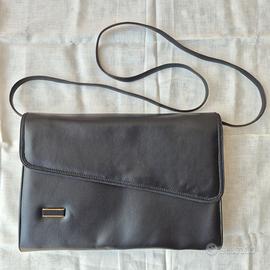 Borsa a tracolla vintage Petite Fleur nera