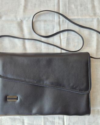 Borsa a tracolla vintage Petite Fleur nera