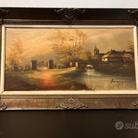 Quadro paesaggio inizio 900