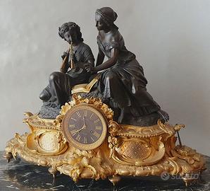 OROLOGIO DA MOBILE IN BRONZO, 19°SECOLO
