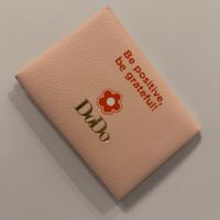 Porta tessere carte dodo in pelle rosa nuovo