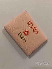 Porta tessere carte dodo in pelle rosa nuovo