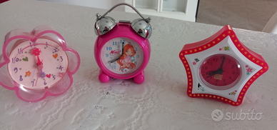 Set di sveglie disney high school musical winx