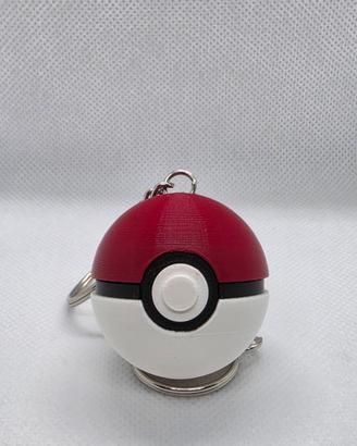 Pokéball Clicker Keychain