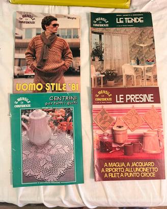 Set 4 riviste vintage “il mensile di confidenze”