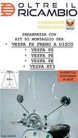 PARABREZZA VESPA PE-PK-ET3-PX FRENO A DISCO
