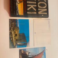 KONTIKI, di Thor Heyerdahl con 3 cartoline