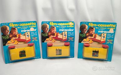 3 FILM-CASSETTA WALT DISNEY HARBERT 1970 MIRACOLOR