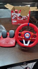Volante e pedaliera mario kart nintendo switch 