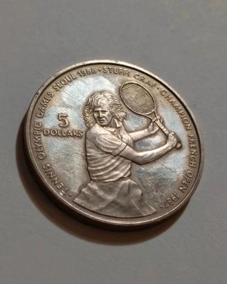 Rara moneta 5 Dollari 1987 - NIUE
