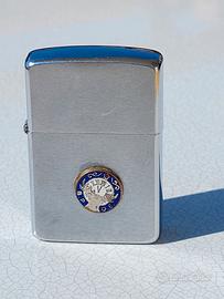 ZIPPO ORIGINALE B.P.O.E. 1987 CROMATO CHROME LOGGI