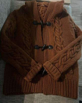 Cardigan CNC con cappuccio